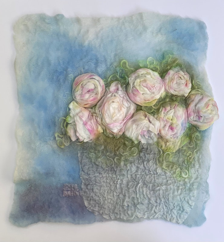 Artist: Julie Philip
Wall pieces and sculptures crafted in felted wool.